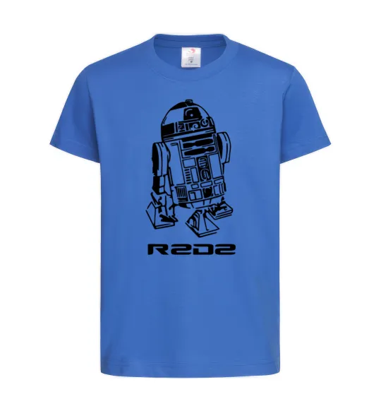 Дитяча футболка R2D2 Яскраво-синій фото