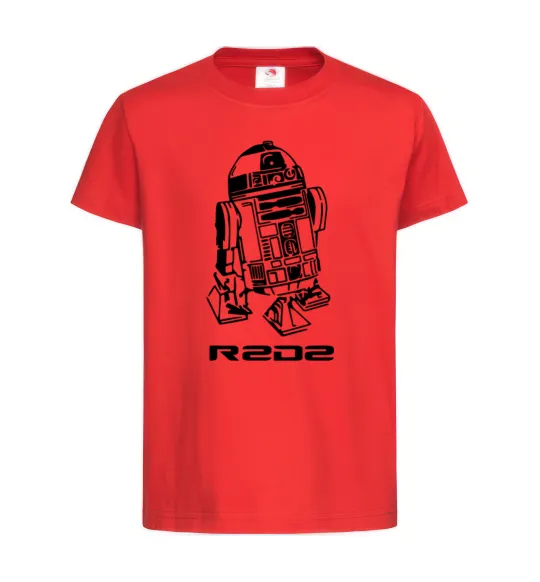Дитяча футболка R2D2 Червоний фото