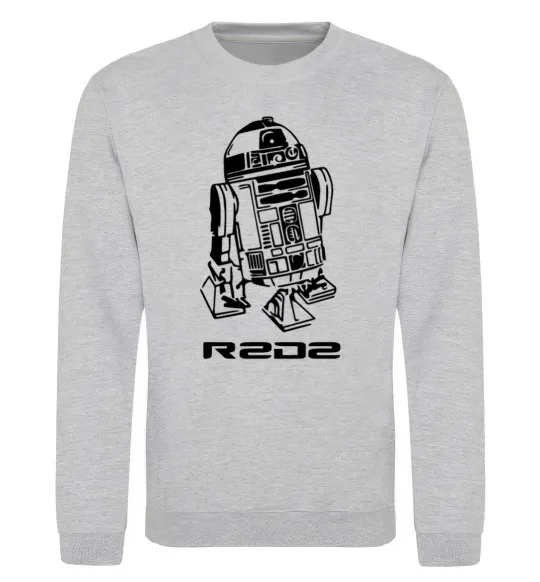 Світшот R2D2 Сірий меланж фото