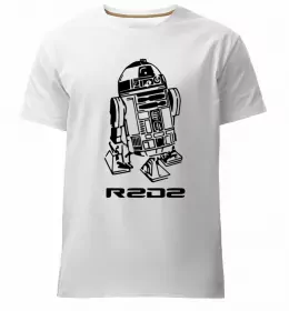 Мужская премиум футболка Baby Yoda Grogu Белый фото