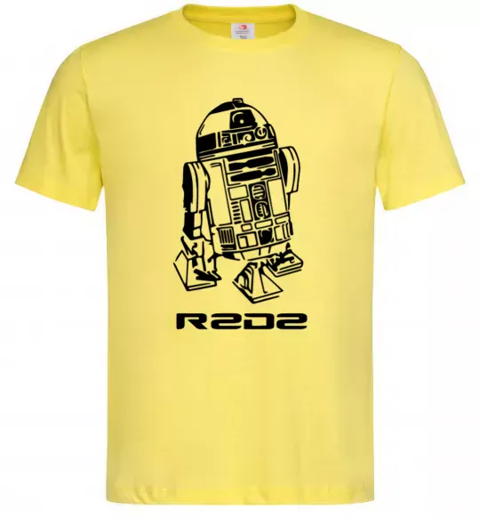 Мужская футболка R2D2 Лимонный фото