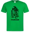 Мужская футболка R2D2 Зеленый фото
