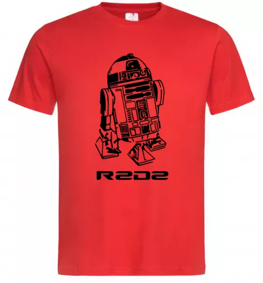 Мужская футболка R2D2 Красный фото