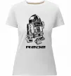 Жіноча преміум футболка R2D2 Білий фото