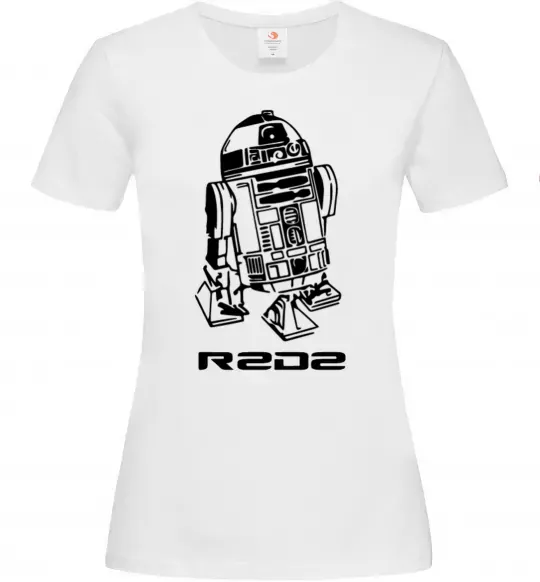 Жіноча футболка R2D2 Білий фото