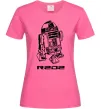 Жіноча футболка R2D2 Яскраво-рожевий фото