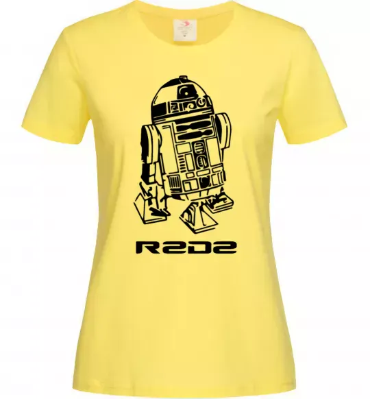 Жіноча футболка R2D2 Лимонний фото