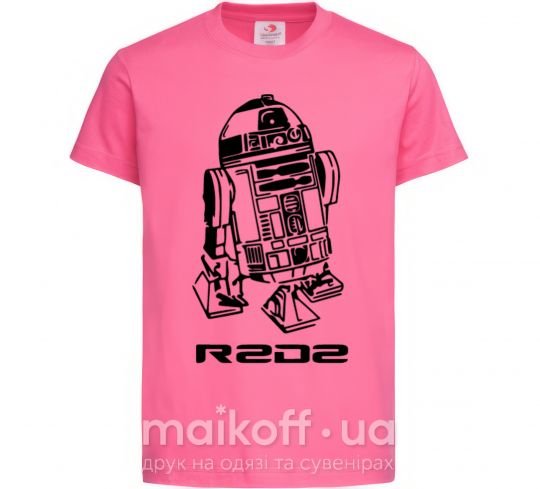 Детская футболка R2D2 Ярко-розовый фото