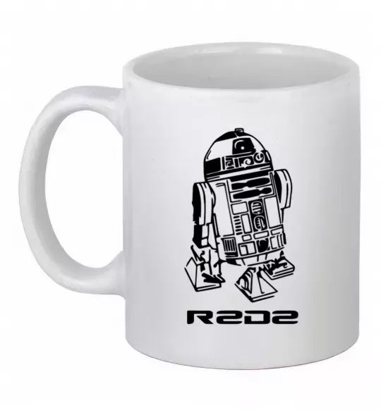 Чашка керамическая R2D2 Белый фото