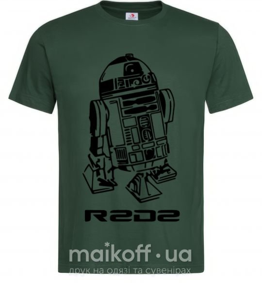 Мужская футболка R2D2 Темно-зеленый фото