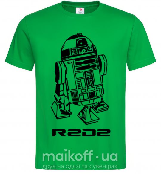 Мужская футболка R2D2 Зеленый фото