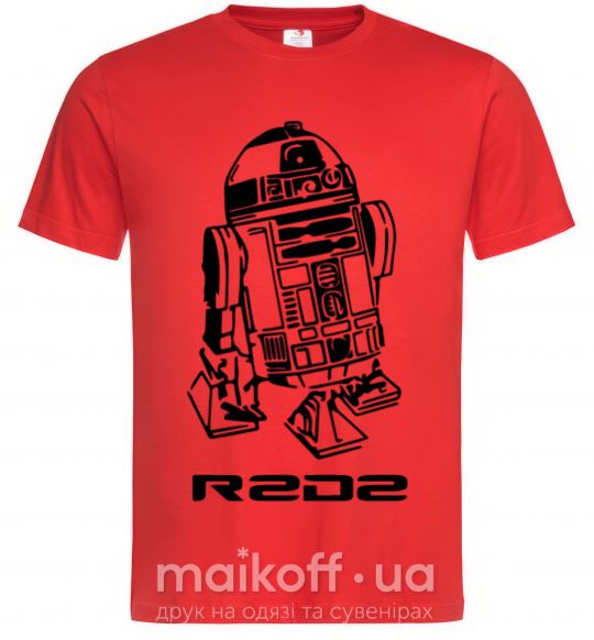 Чоловіча футболка R2D2 Червоний фото