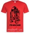 Чоловіча футболка R2D2 Червоний фото