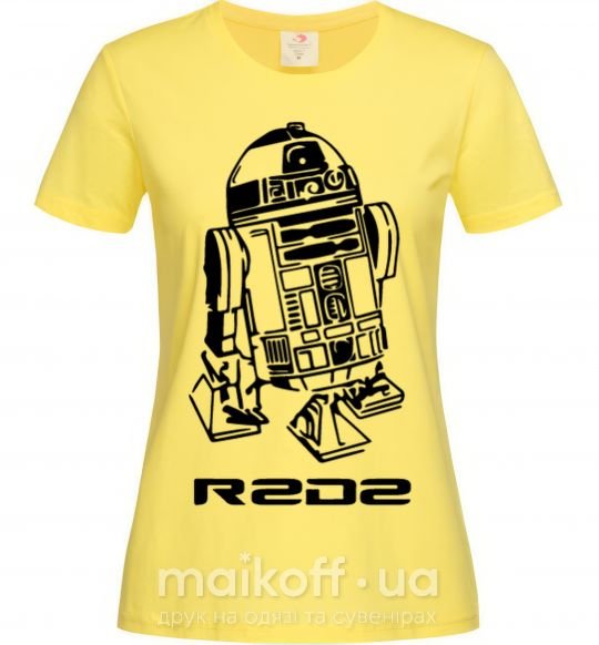 Женская футболка R2D2 Лимонный фото