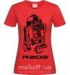 Жіноча футболка R2D2 Червоний фото