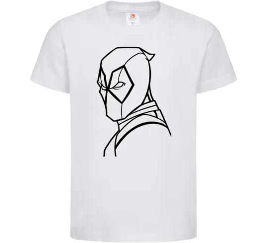 Дитяча футболка Deadool s head Білий фото