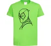 Дитяча футболка Deadool s head Лаймовий фото
