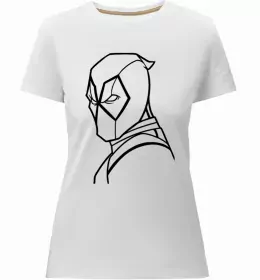 Женская премиум футболка Доктор Стрендж скло Белый фото