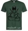 Чоловіча футболка Deadool Темно-зелений фото