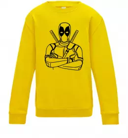 Дитячий світшот Deadpool Сонячно жовтий фото