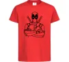 Дитяча футболка Deadpool Червоний фото
