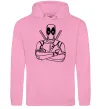 Мужская толстовка (худи) Deadpool Розовый фото