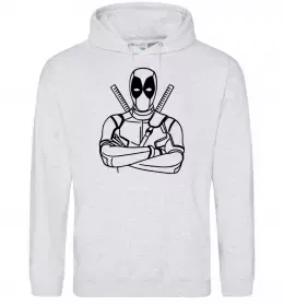 Женская толстовка (худи) Доктор Стрендж скло Серый меланж фото