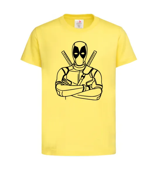 Детская футболка Deadpool Лимонный фото