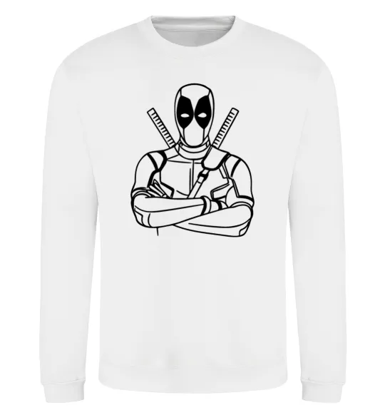 Світшот Deadpool Білий фото