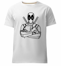 Мужская премиум футболка Deadpool