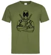 Мужская футболка Deadpool Оливковый фото