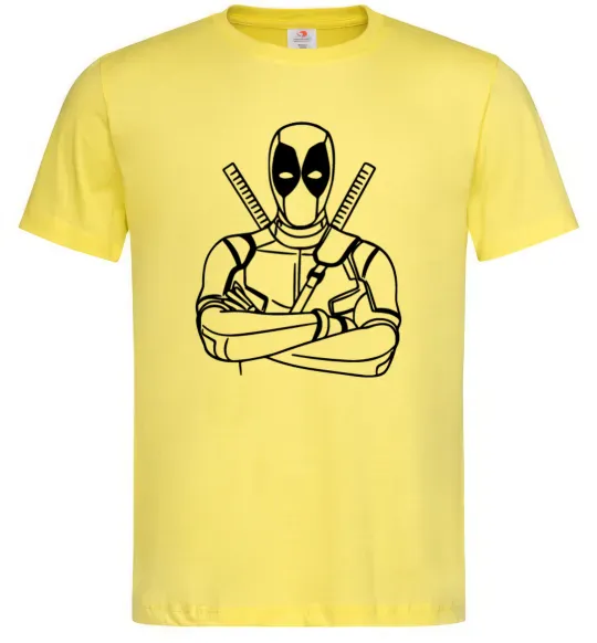 Мужская футболка Deadpool Лимонный фото