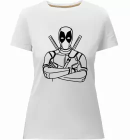 Женская премиум футболка Доктор Стрендж скло Белый фото