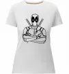 Жіноча преміум футболка Deadpool Білий фото