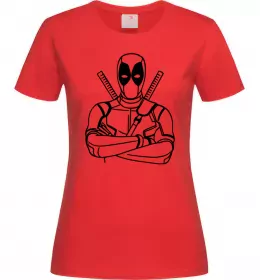 Женская футболка Бетмен силует Черный фото