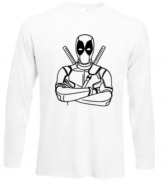 Лонгслів Deadpool Білий фото
