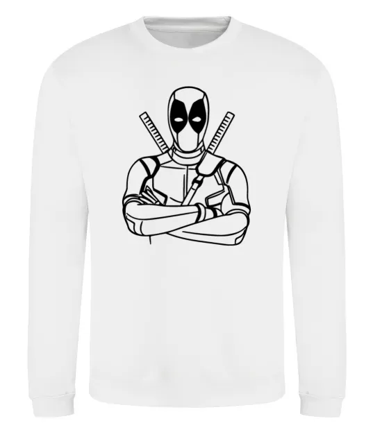 Світшот Deadpool Білий фото