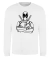 Світшот Deadpool Білий фото