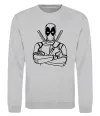 Світшот Deadpool Сірий меланж фото