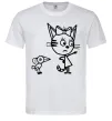 Мужская футболка Три кота Белый Мужская футболка Три кота Белый фото