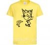 Детская футболка Три кота Лимонный фото