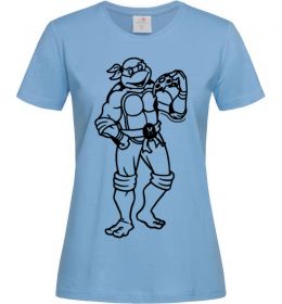 Жіноча футболка Мікеланджело з піццою