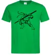 Мужская футболка Донателло черепашка Зеленый фото