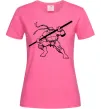 Женская футболка Донателло черепашка Ярко-розовый фото