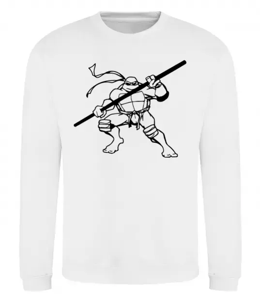 Свитшот Донателло черепашка Белый фото