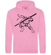 Мужская толстовка (худи) Донателло черепашка Розовый фото