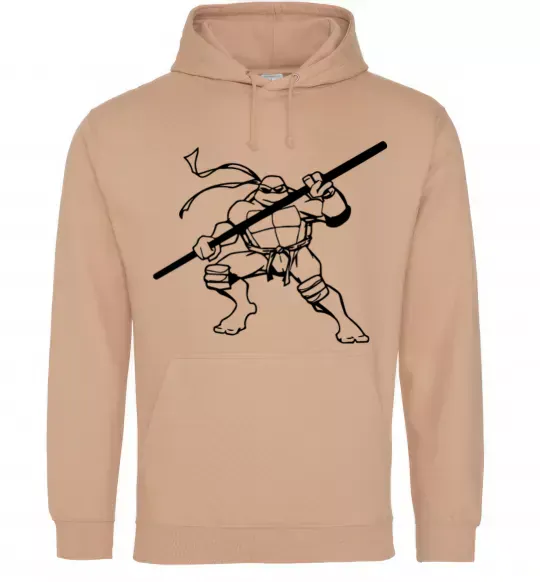 Чоловіча толстовка (худі) Донателло черепашка Пісочний фото