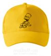 Кепка Барт смеется Сонячно жовтий фото