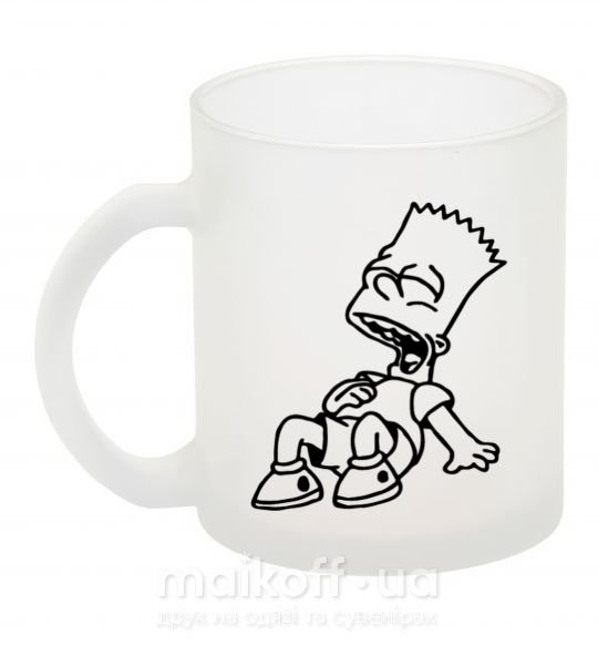 Чашка стеклянная Барт смеется Фроузен фото