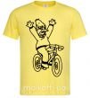 Чоловіча футболка Дед Симпсон на велике Лимонний фото